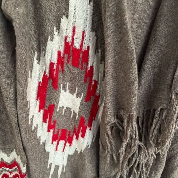 Suncoo Paris Open Front Fringe Cardigan Sweater Westerncore Women’s One Size - Picture 8 of 11